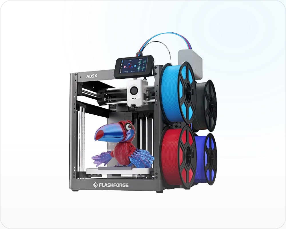 Foto da impressora 3D FlashForge AD5X